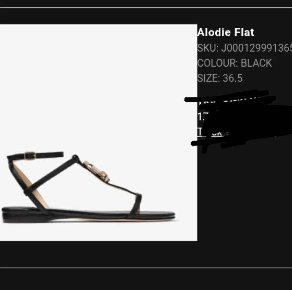 Jimmy Choo Black Sandals - Picture 11 of 11